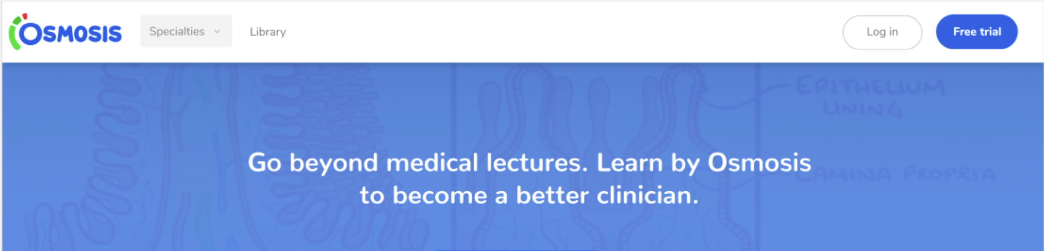 The previous messaging compared the product to traditional lectures by focusing on clinical skills.